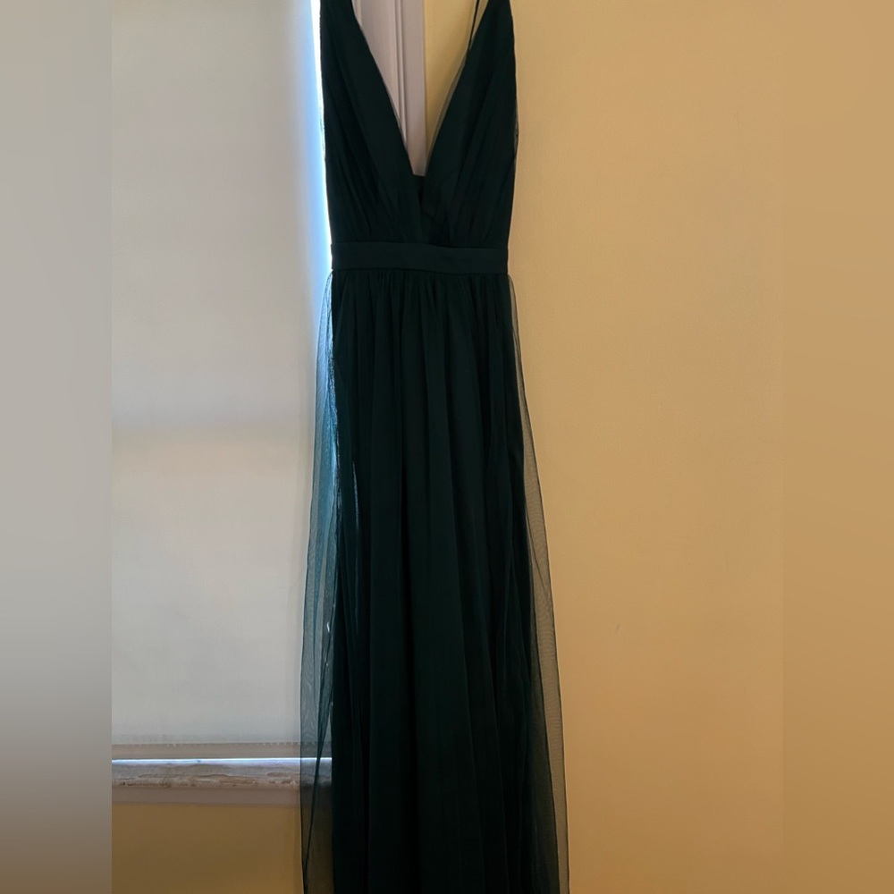 NWT Lulu’s Forest Green Tulle Dress